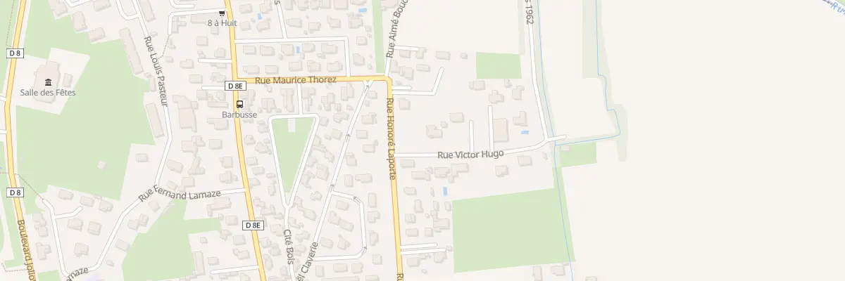 Plan du 8 Rue Honoré Laporte à Soues