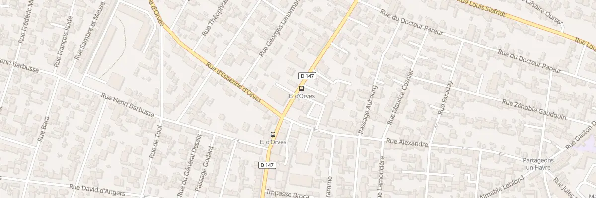 Plan du 62 Rue Irène Joliot-Curie au Havre