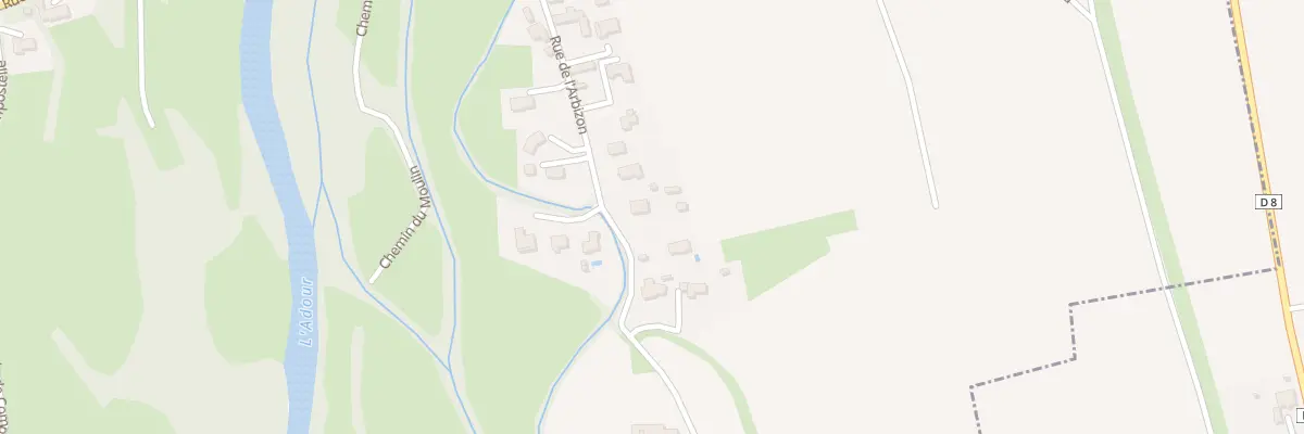 Plan du 405 Rue de l’Arbizon à Arcizac-Adour