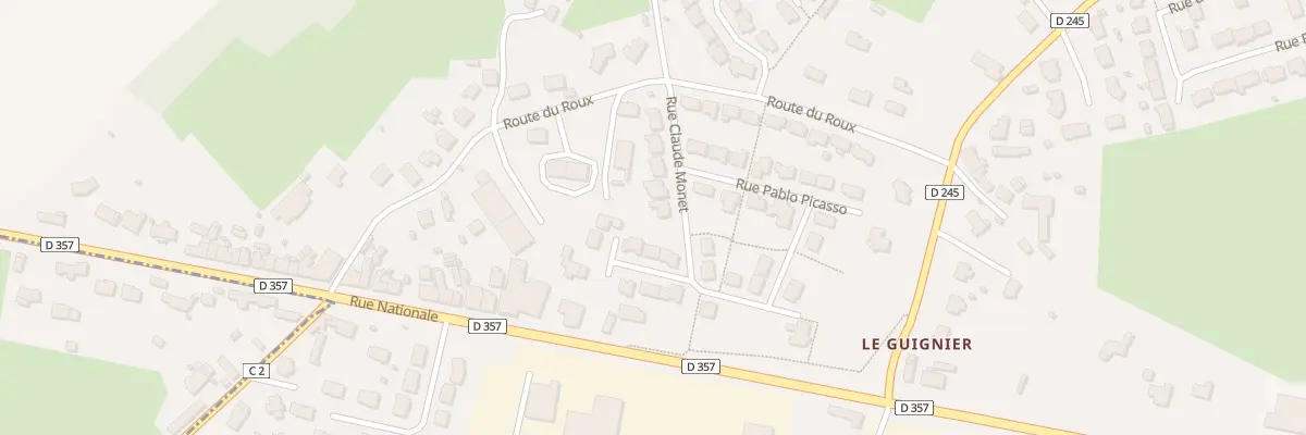 Plan du 10 Rue Claude Monet à Trangé