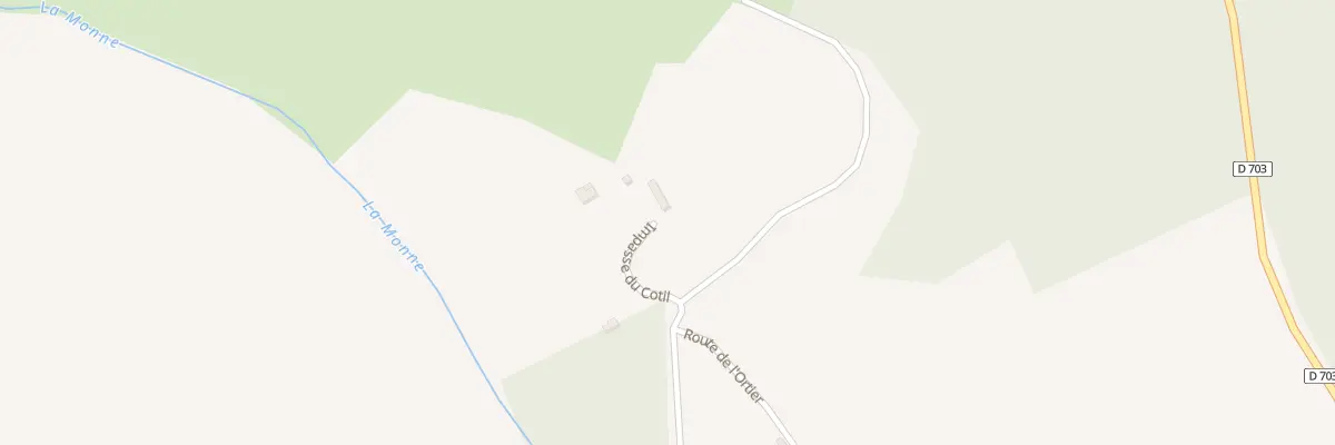 Plan du 2 Imp du Cotil au Renouard