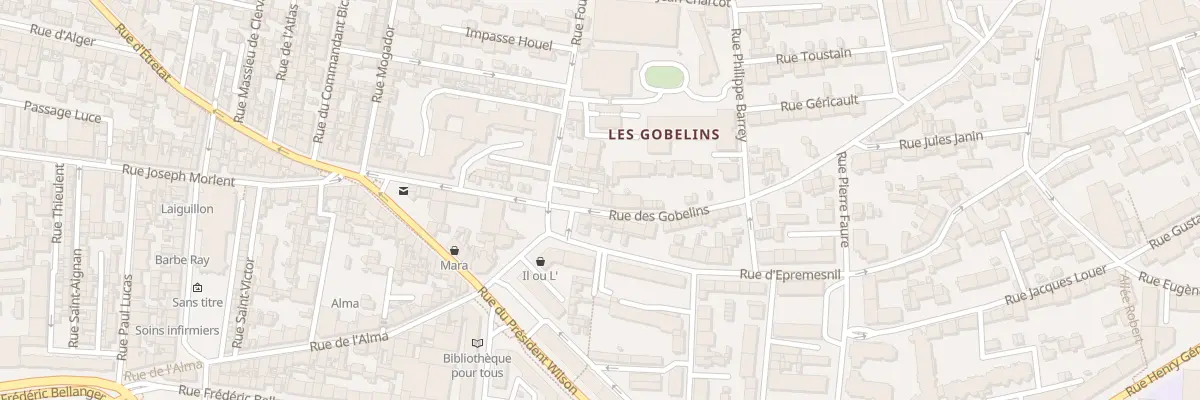 Plan du 25B Rue des Gobelins au Havre
