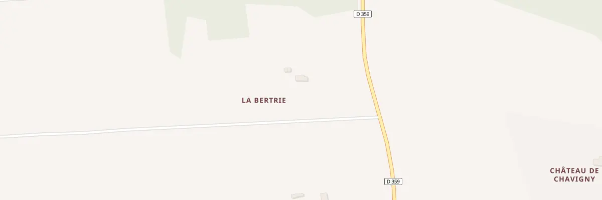 Plan du 206 La Bertrie à Lerné