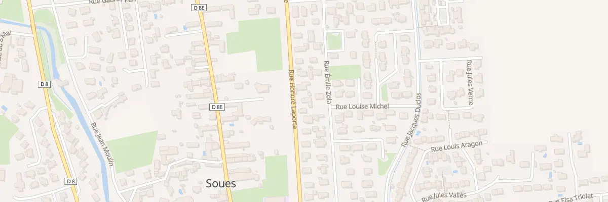 Plan du 36 Rue Honoré Laporte à Soues