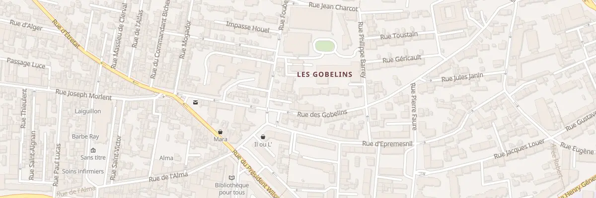 Plan du 27 Rue des Gobelins au Havre