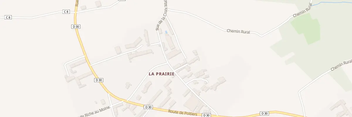 Plan du 30 Rue de la Croix Maladrie à Vouzailles