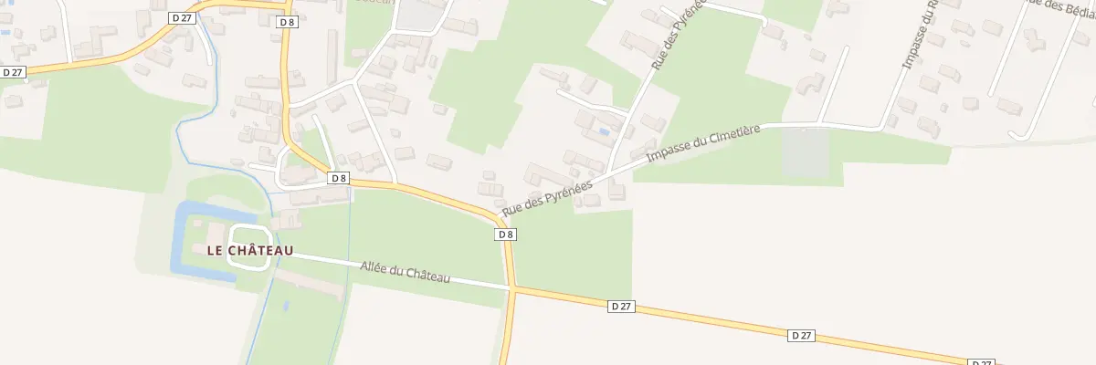 Plan du 1 Rue des Pyrénées à Tostat
