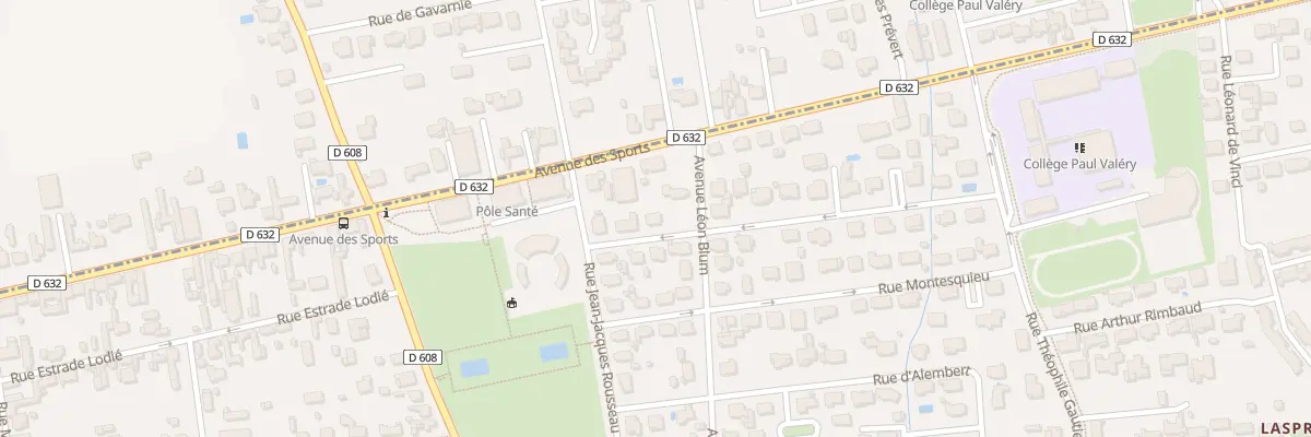 Plan du 6 Rue Voltaire à Séméac