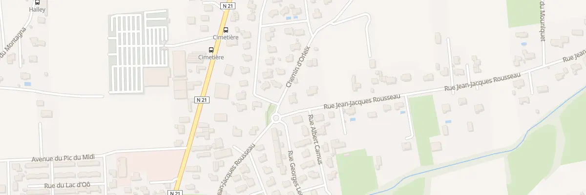 Plan du 47 Rue Jean-Jacques Rousseau à Aureilhan