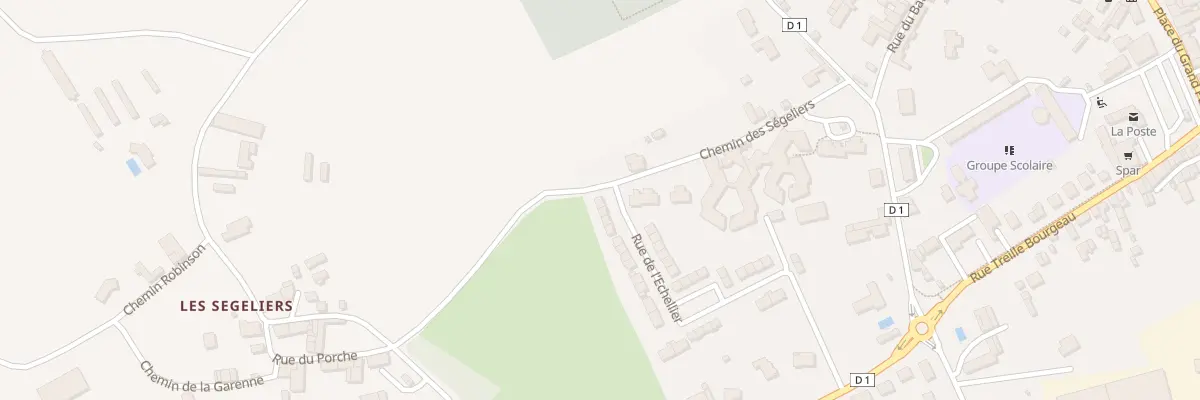 Plan du 2 Rue de l’Echellier à Sauzé-entre-Bois