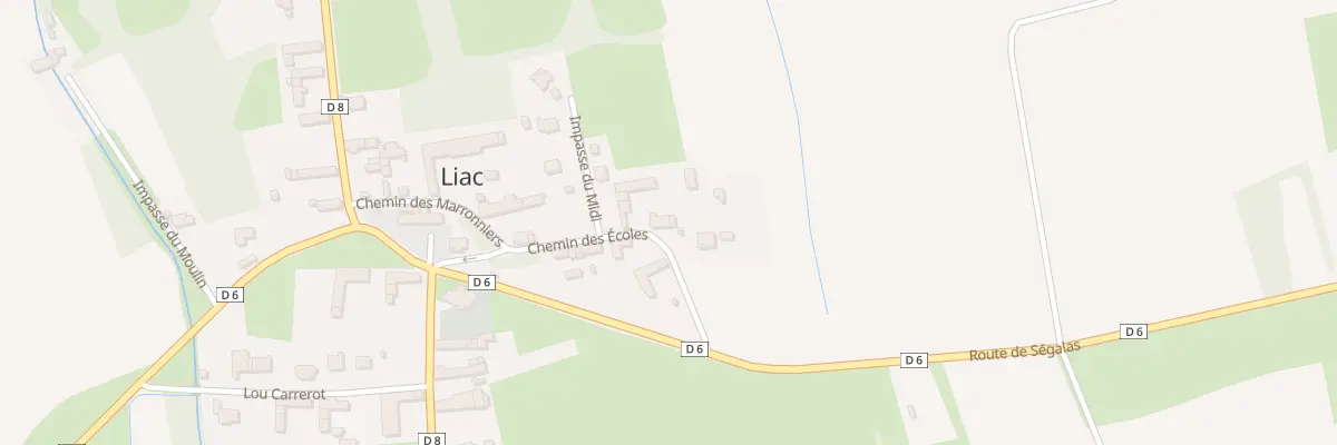 Plan du 7 Chem des Ecoles à Liac