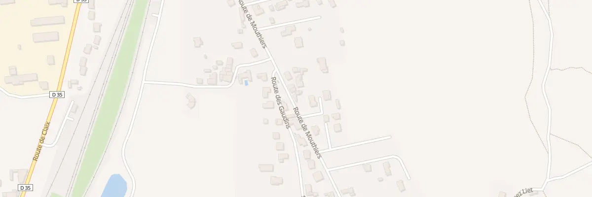 Plan du 40 Rte de Mouthiers à La Couronne