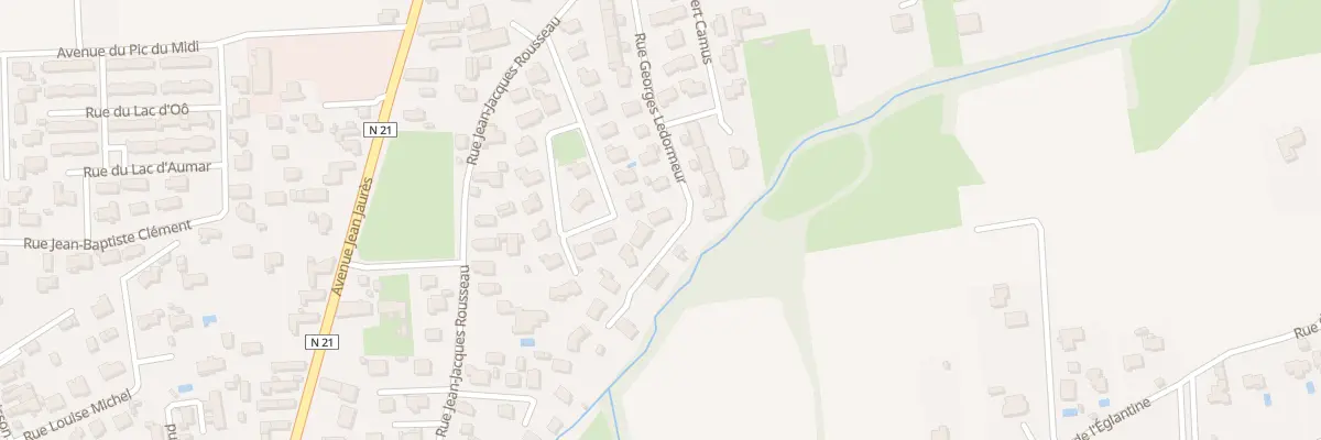 Plan du 18 Rue Georges Ledormeur à Aureilhan