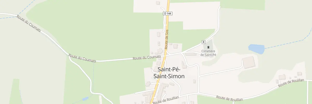 Plan du 24 Rte des Coumats à Saint-Pé-Saint-Simon
