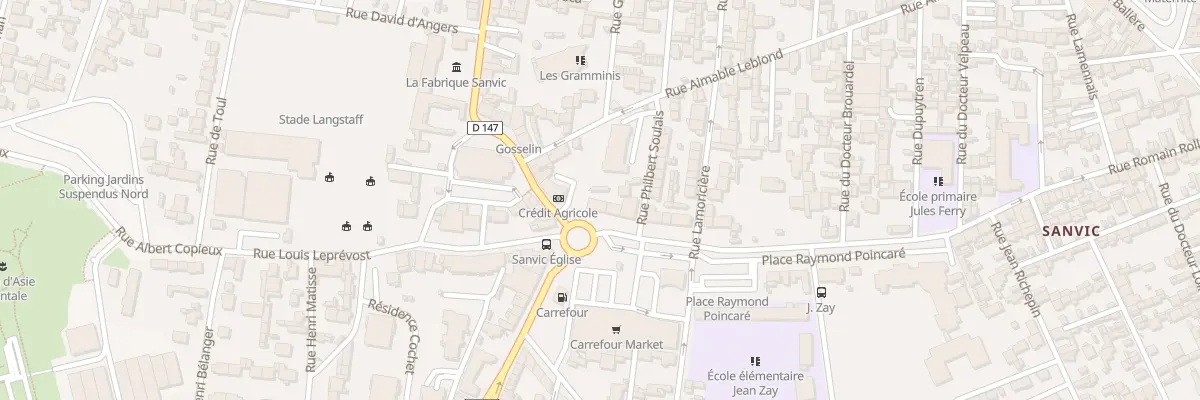 Plan du 3 Rue Romain Rolland au Havre