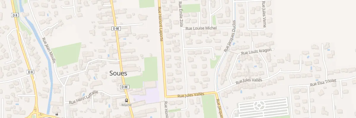 Plan du 19 Rue Emile Zola à Soues