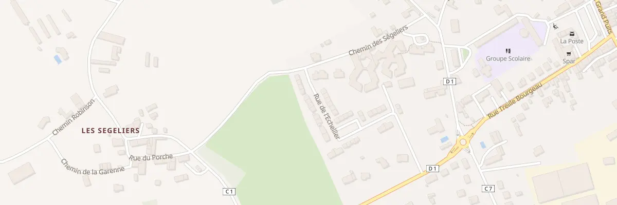 Plan du 12 Rue de l’Echellier à Sauzé-entre-Bois