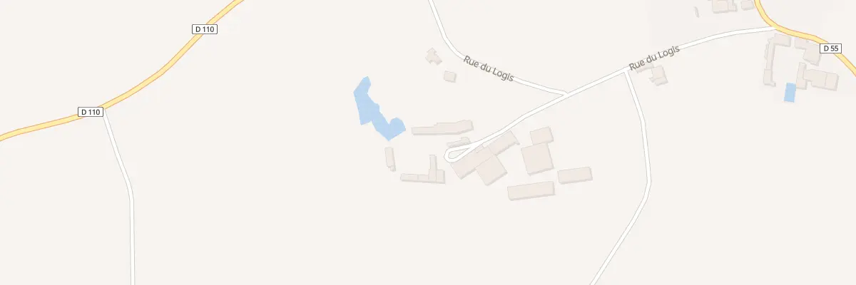 Plan du 5 Rue des Logis à Vanzay