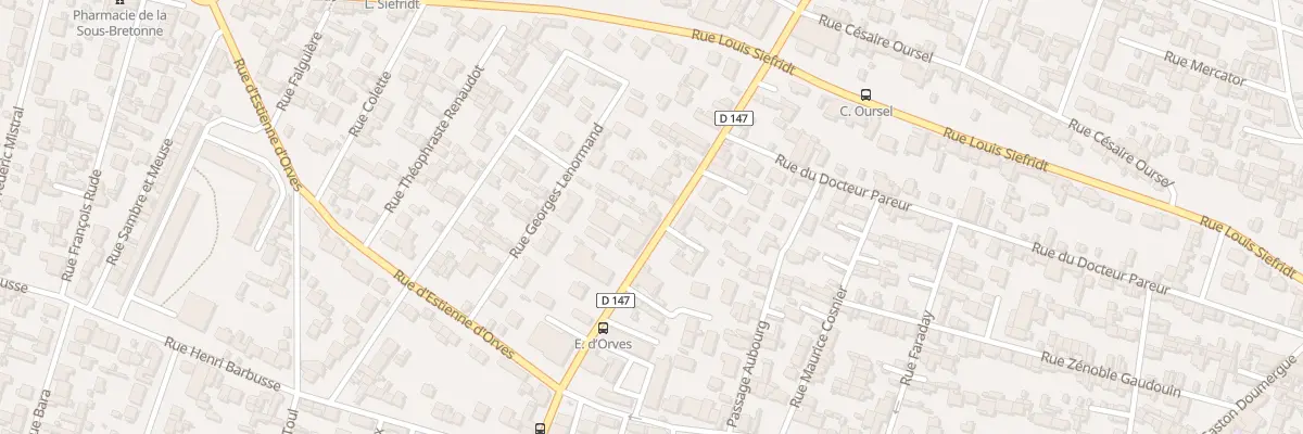 Plan du 91 Rue Irène Joliot-Curie au Havre
