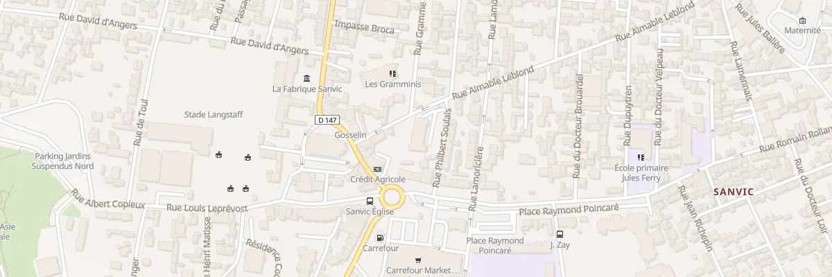Plan du 1 Rue Romain Rolland au Havre