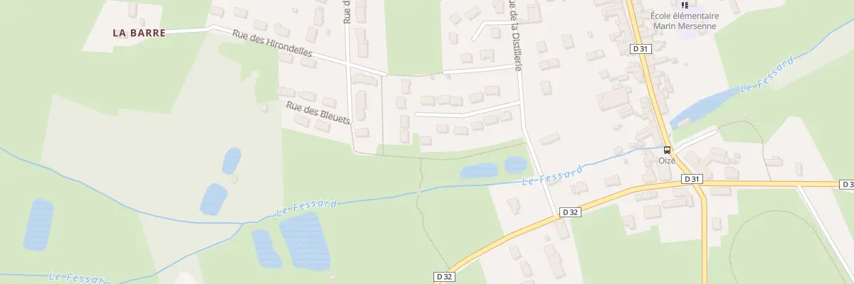 Plan du 12 Rue de la Distillerie à Oizé
