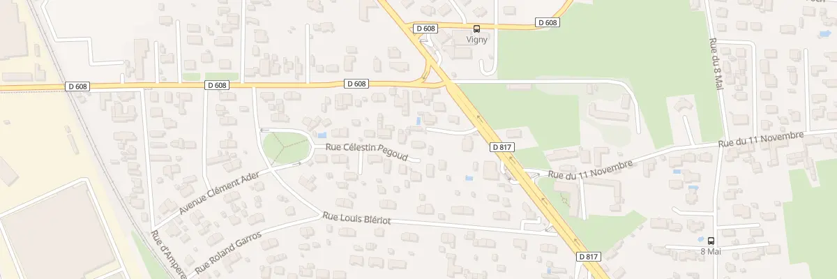 Plan du 8 Rue Célestin Pégoud à Séméac