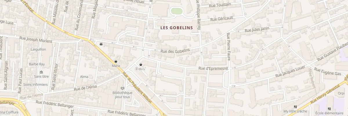 Plan du 20 Rue des Gobelins au Havre