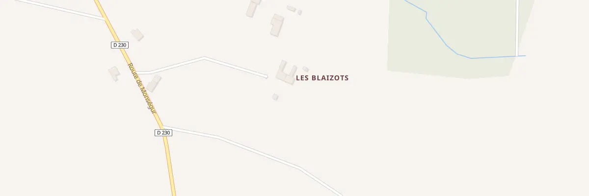 Plan du 5 Les Blaizots à Saint-Vivien-de-Monségur