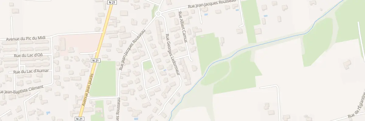 Plan du 5 Rue Georges Ledormeur à Aureilhan
