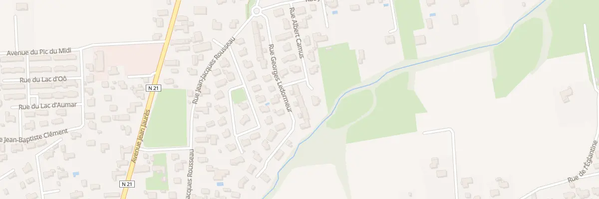 Plan du 7 Rue Georges Ledormeur à Aureilhan
