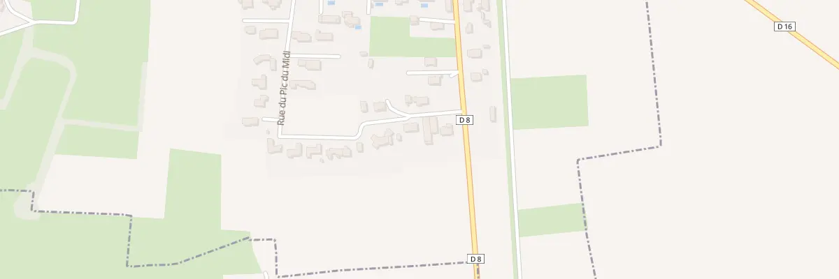 Plan du 1 Rue de l’Arbizon à Salles-Adour