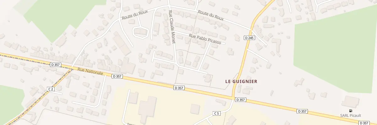 Plan du 5 Rue Claude Monet à Trangé