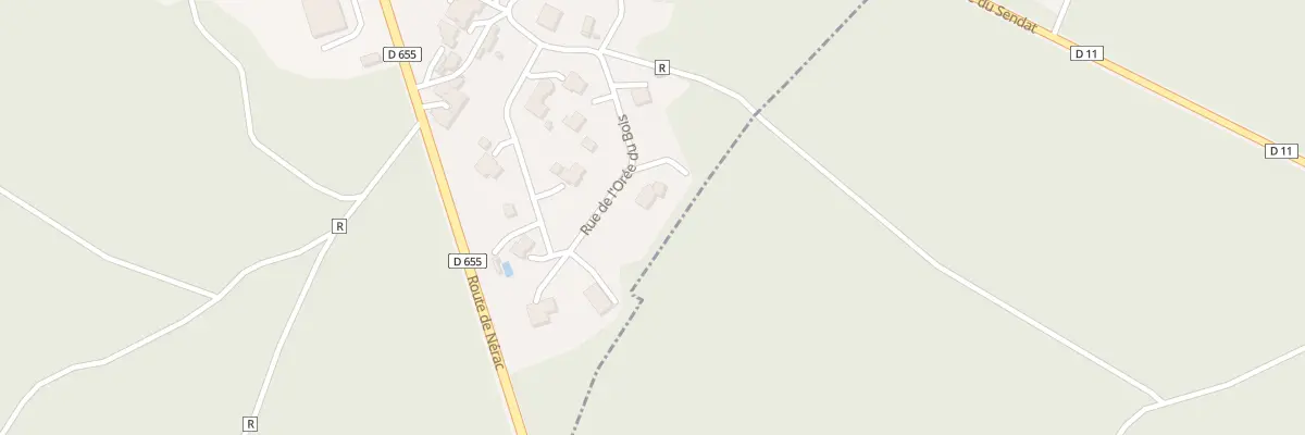 Plan du 310 Rue de l’Oree du Bois à La Réunion