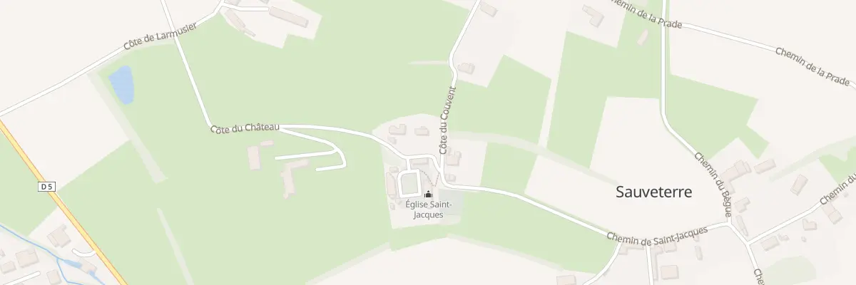 Plan du 5071 Côte du Couvent à Sauveterre
