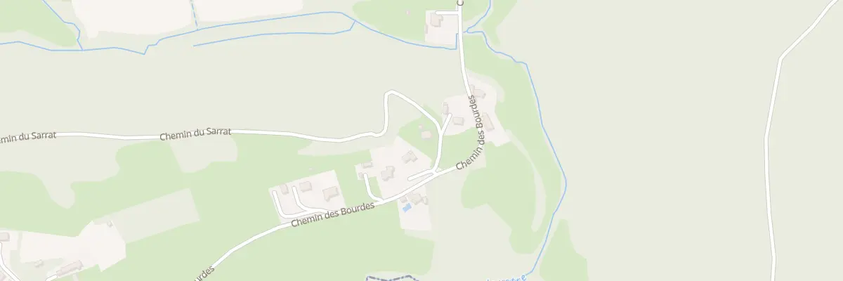 Plan du 69 Che du Sarrat à Montgaillard
