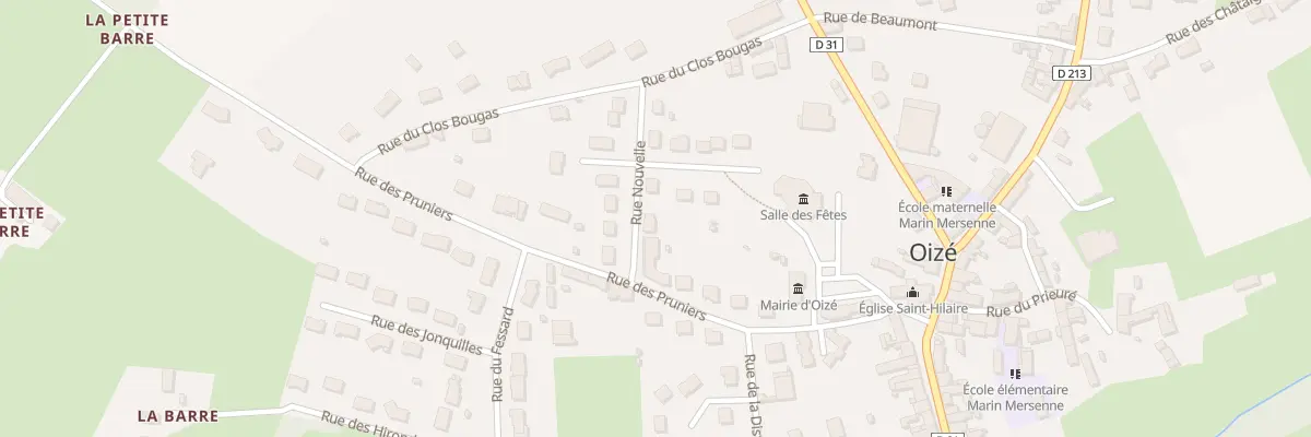 Plan du 2 Rue Nouvelle à Oizé