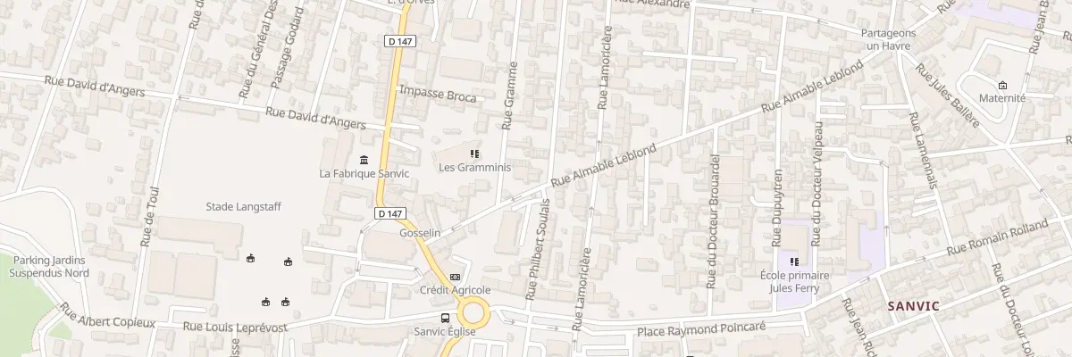 Plan du 17 Rue Aimable Leblond au Havre