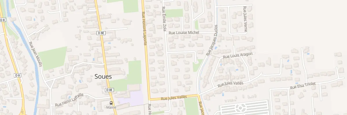 Plan du 1 Rue Lamartine à Soues