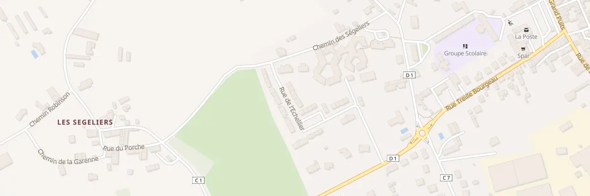 Plan du 7 Rue de l’Echellier à Sauzé-entre-Bois