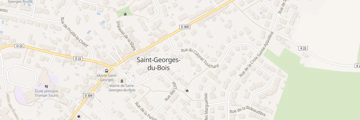 Plan du 4 Rue du Colonel Touchard à Saint-Georges-du-Bois