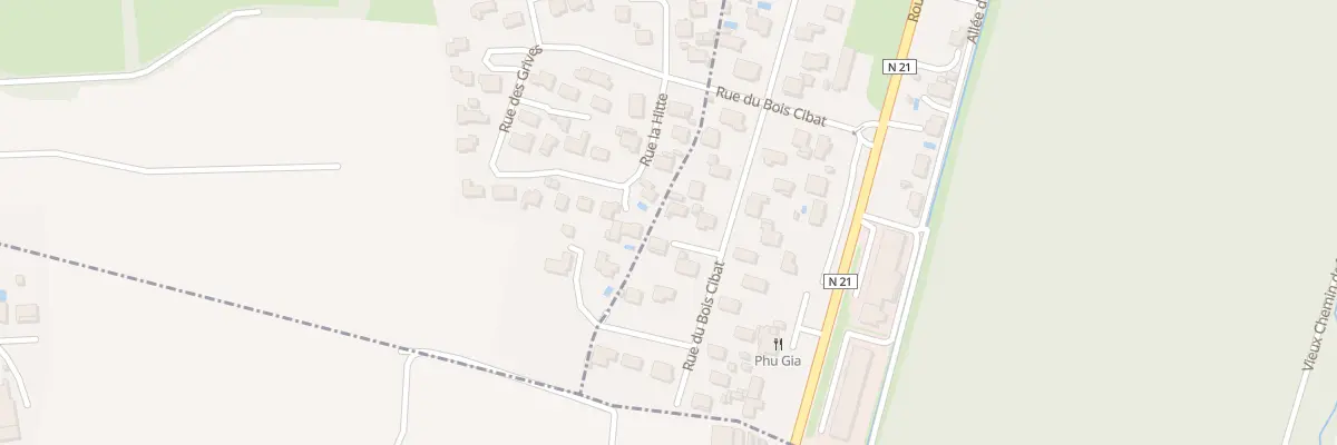 Plan du 15 Rue du Bois Cibat à Orleix