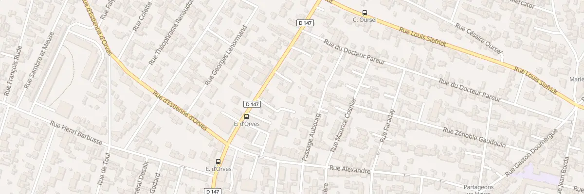 Plan du 72 Rue Irène Joliot-Curie au Havre