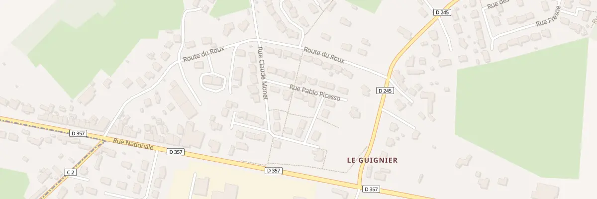 Plan du 6 Rue Pablo Picasso à Trangé