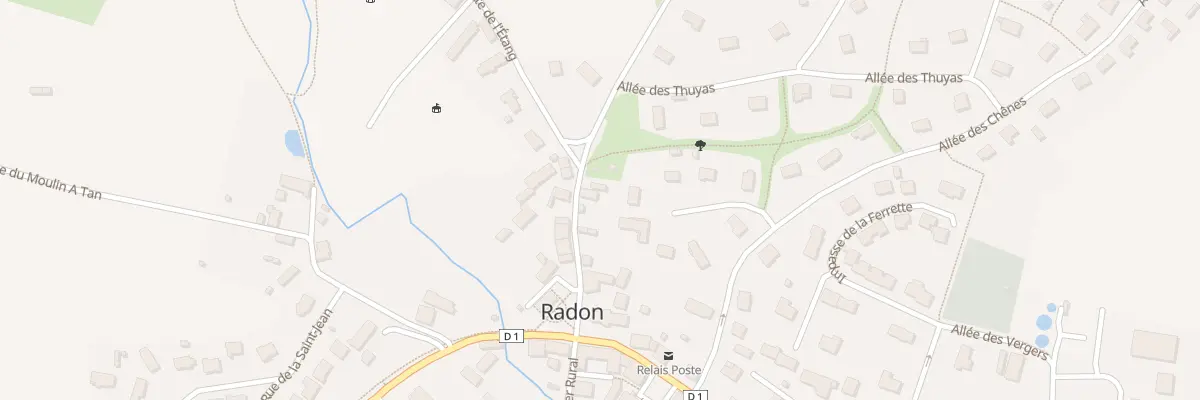 Plan du 9 Route de l’Étang à Écouves