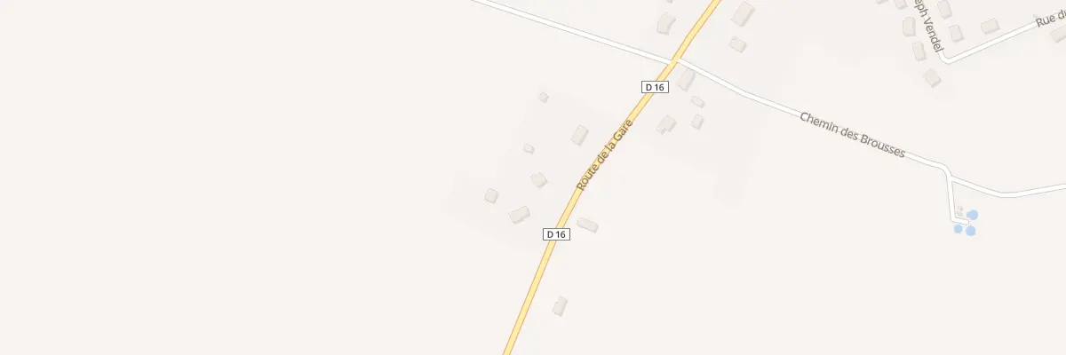 Plan du 40 Rte de la Gare à Almenêches