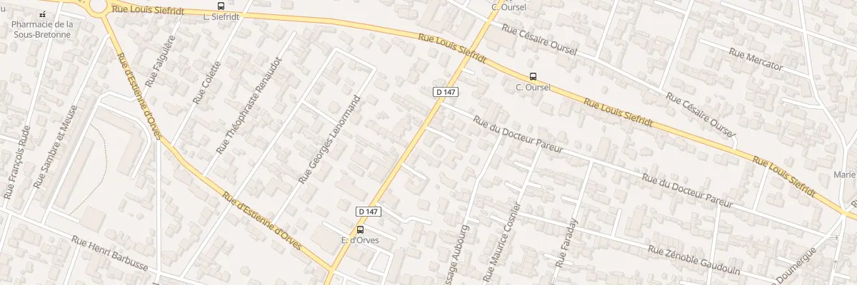Plan du 90 Rue Irène Joliot-Curie au Havre