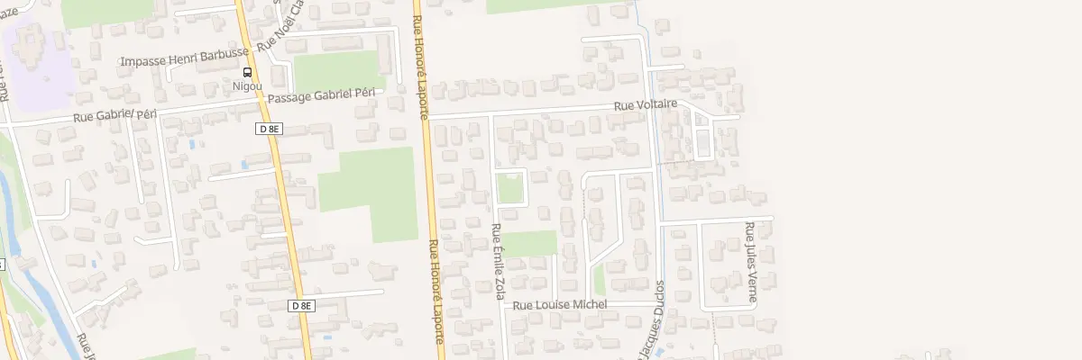 Plan du 10 Rue Emile Zola à Soues