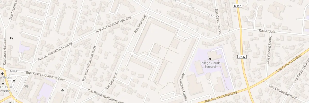 Plan du 66 Rue Desramé au Havre