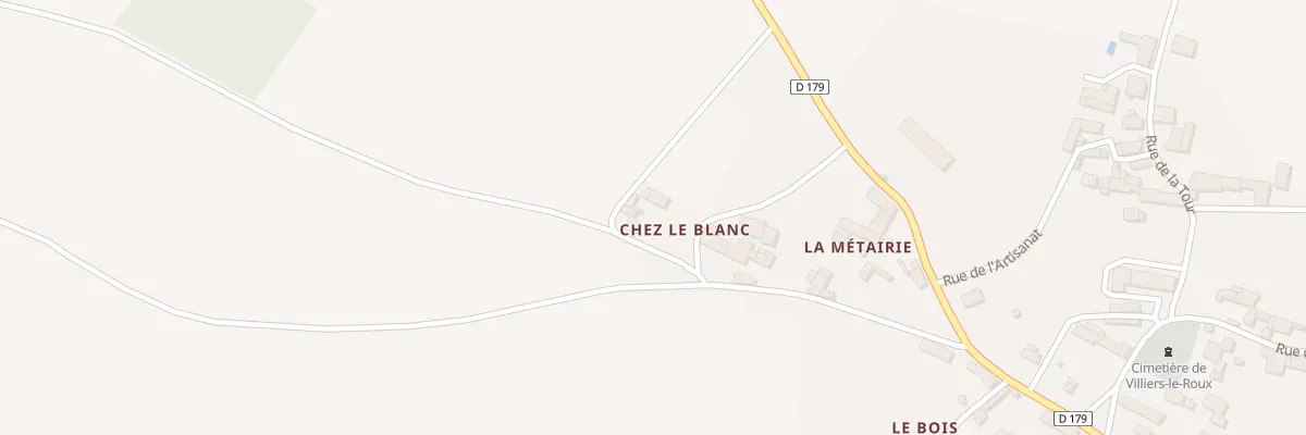 Plan du 6 Rue du Pigeonnier à Villiers-le-Roux