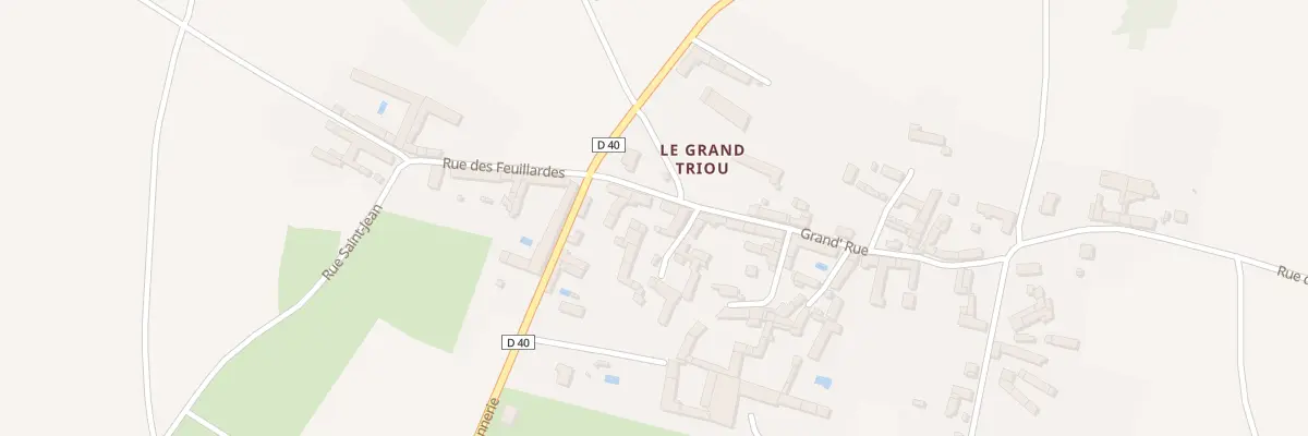 Plan du 4 Gr de la Grand’Rue à Angliers